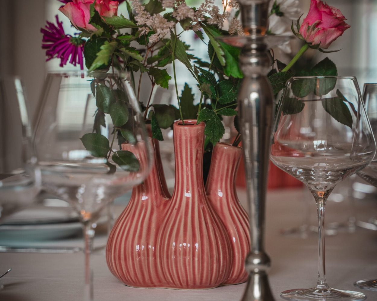 1.45 Roze Tulpenvaas
